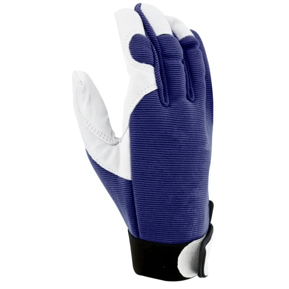 Gant Jardy coloris bleu marine en polyester et microfibre Blackfox - taille 11
