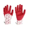 Gant rosier coloris rouge en maille polyester certifié GRS Blackfox - taille 7