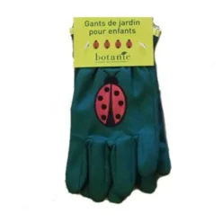 Gants de jardinage pour enfant motif coccinelle