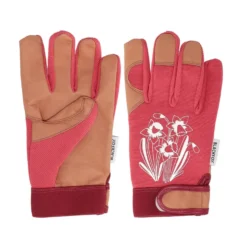Gant Spring coloris rouge en maille polyester et cuir Blackfox - taille 7