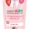 Gel Happy Kids fraise bio sans fluor Logodent - 50 ml