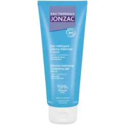 Gel nettoyant dermo-fraîcheur bio en tube Eau Thermale Jonzac – 200 ml