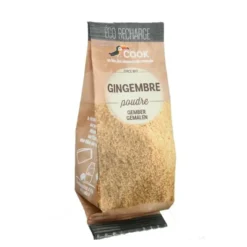 Gingembre en poudre bio eco recharge 30g