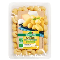 Gnocchis aux fromages sans gluten Bonneterre bio 300 g