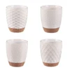 Gobelets en grès beige Ø 7 cm Coffret Jaspe x 4 - 20 cl