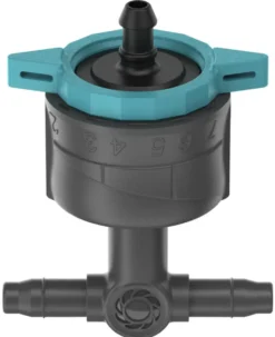Goutteur en ligne réglable et régulateur de pression coloris multicolore boîte de 5 Gardena - 1 à 8 L/H
