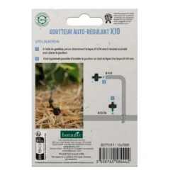 10 goutteurs auto-régulants 8L/h botanic® - Arrosage goutte à goutte