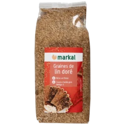 Graine de lin doré bio en sachet Markal - 50 g