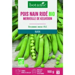 Graines de pois nain merveille de kelvedon bio botanic® - graines à semer