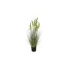 Graminée artificielle à grains en pot métal 15 cm - 45,5 x 110 cm