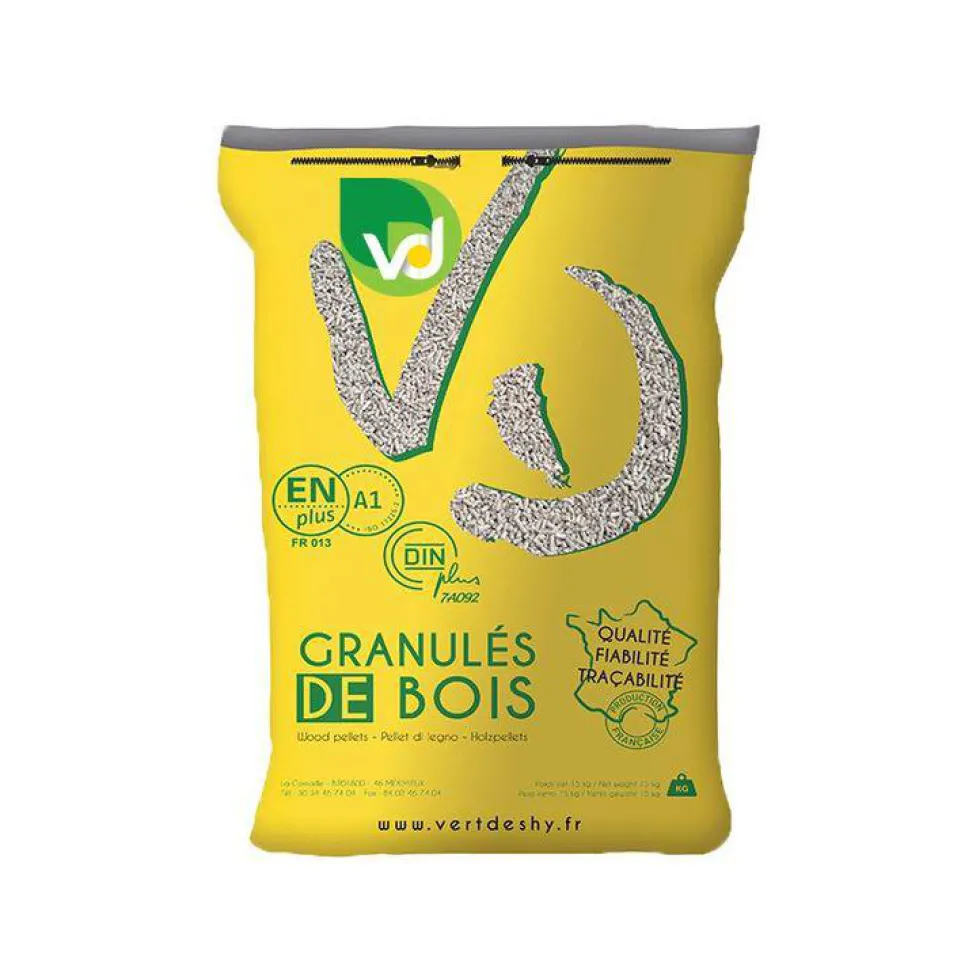 Granulés de bois Vert Deshy - le sac de 15 kg