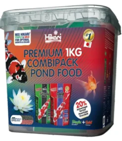 Granulés medium pour carpes koïs - HIKARI Staple & Gold Mini Combi Pack - 5-5.5mm, 1kg
