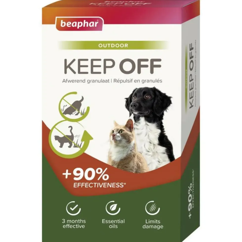 Granulés répulsifs extérieur chien et chat Beaphar Kepp Off - 2 x 200 g
