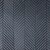 Grattoir en caoutchouc à chevrons anthracite Sweetsol - 75 x 45 cm
