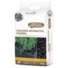 Graviers décoratifs de marbre noir ébène 7 à 15 mm en sac de 10 kg