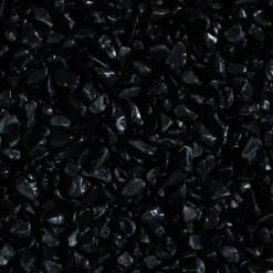 Graviers décoratifs de marbre noir ébène 7 à 15 mm en sac de 10 kg