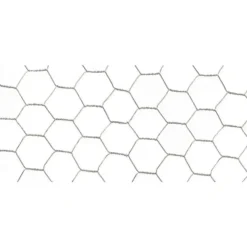Grillage Galvanex maille hexagonale 2,5 cm Métal galvanisé Gris L10 m x H50 cm
