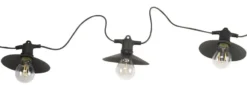 Guirlande solaire Vivo coloris noir effet blanc froid en plastique et verre Smartgarden - 5,6 m