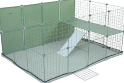 Habitat Neopark Life pour lapin coloris vert Zolux – 140 x 105 x 70 cm