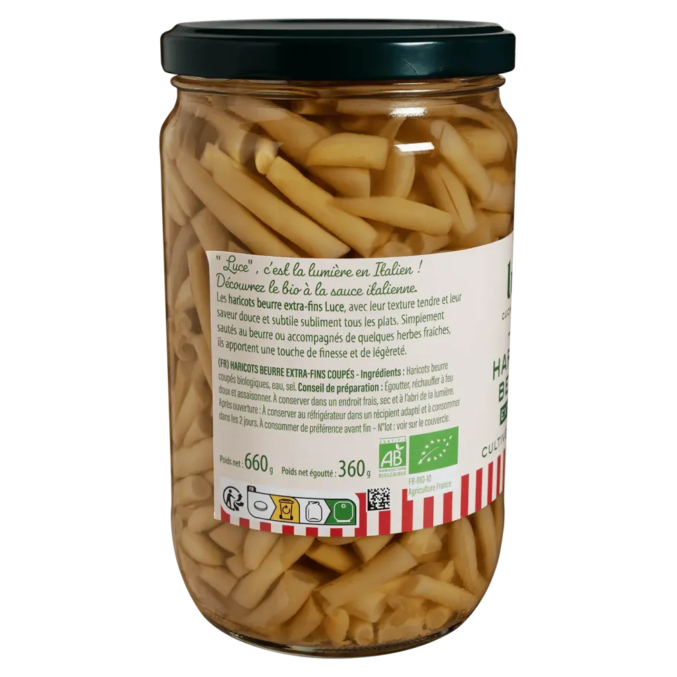 Haricots beurre extra fins Luce - 660 g
