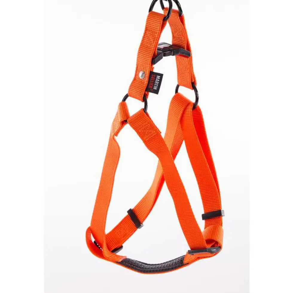 Harnais réglable baudrier orange 20-50/70 cm
