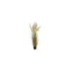 Herbe de la pampa séchée beige et verte artificielle en PVC - 32,5 x 15,5 x 145 cm
