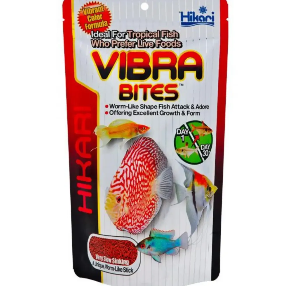 HIKARI AQUARIUM Vibra Bites - Alimentation poissons, 73g