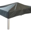 Housse de table coloris gris en polyester - 220 x 110 cm