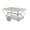 Housse table rectangulaire 8-10 pers. de coloris anthracite en polyester