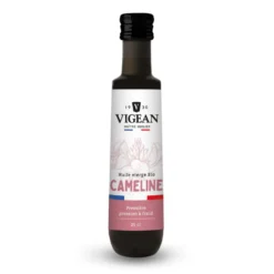 Huile de cameline bio en bouteille de 25 cl