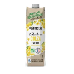 Huile de colza vierge bio Quintesens - 1 L