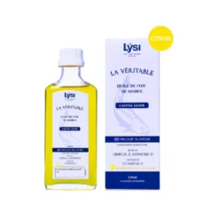 Huile de foie de morue au citron Lysi - 240 ml