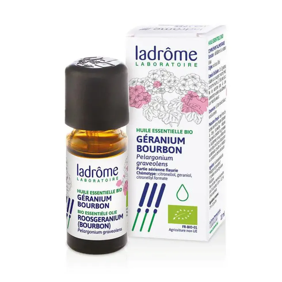 Huile essentielle bio de Géranium Ladrôme - 10 ml