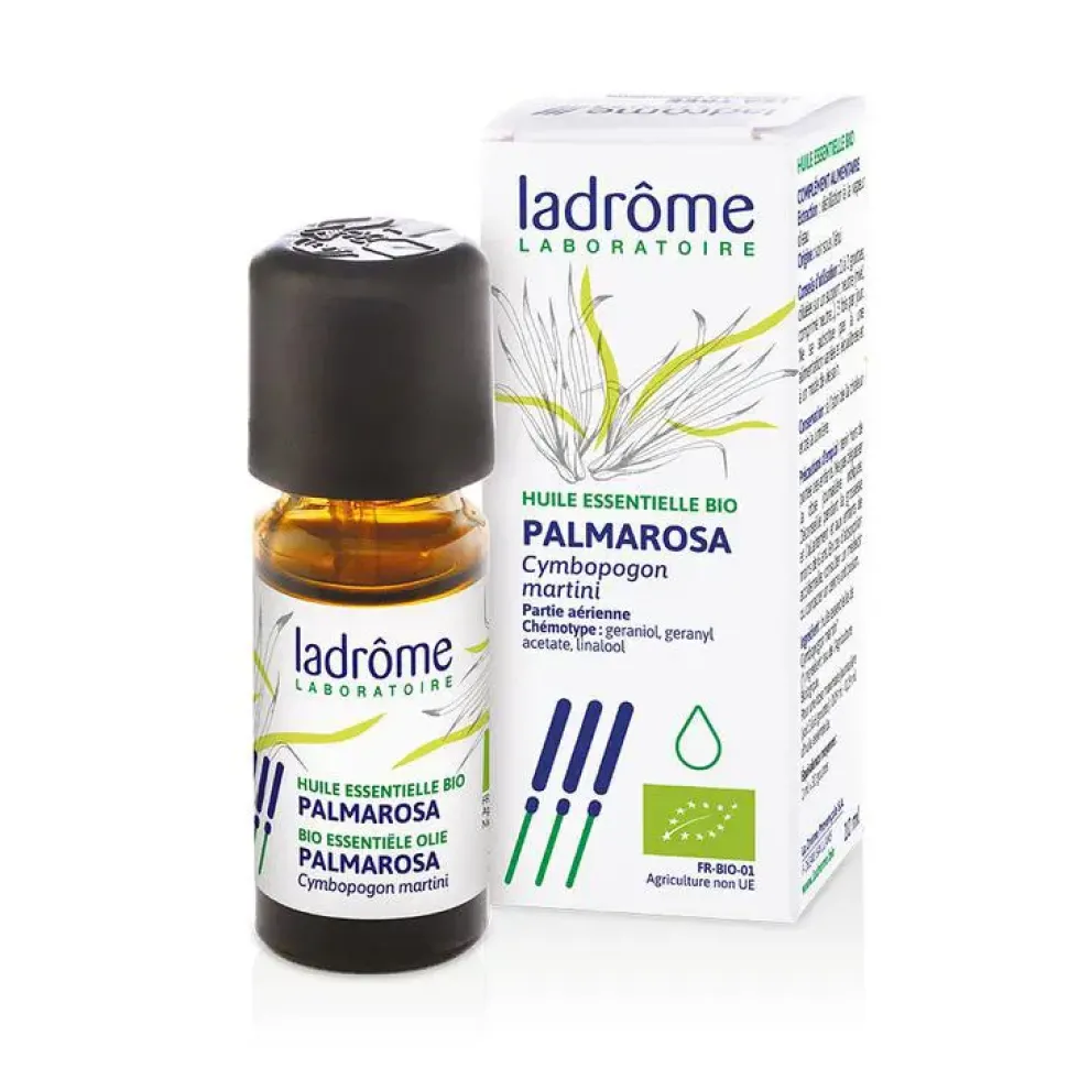 Huile essentielle bio de Palmarosa Ladrôme - 10 ml