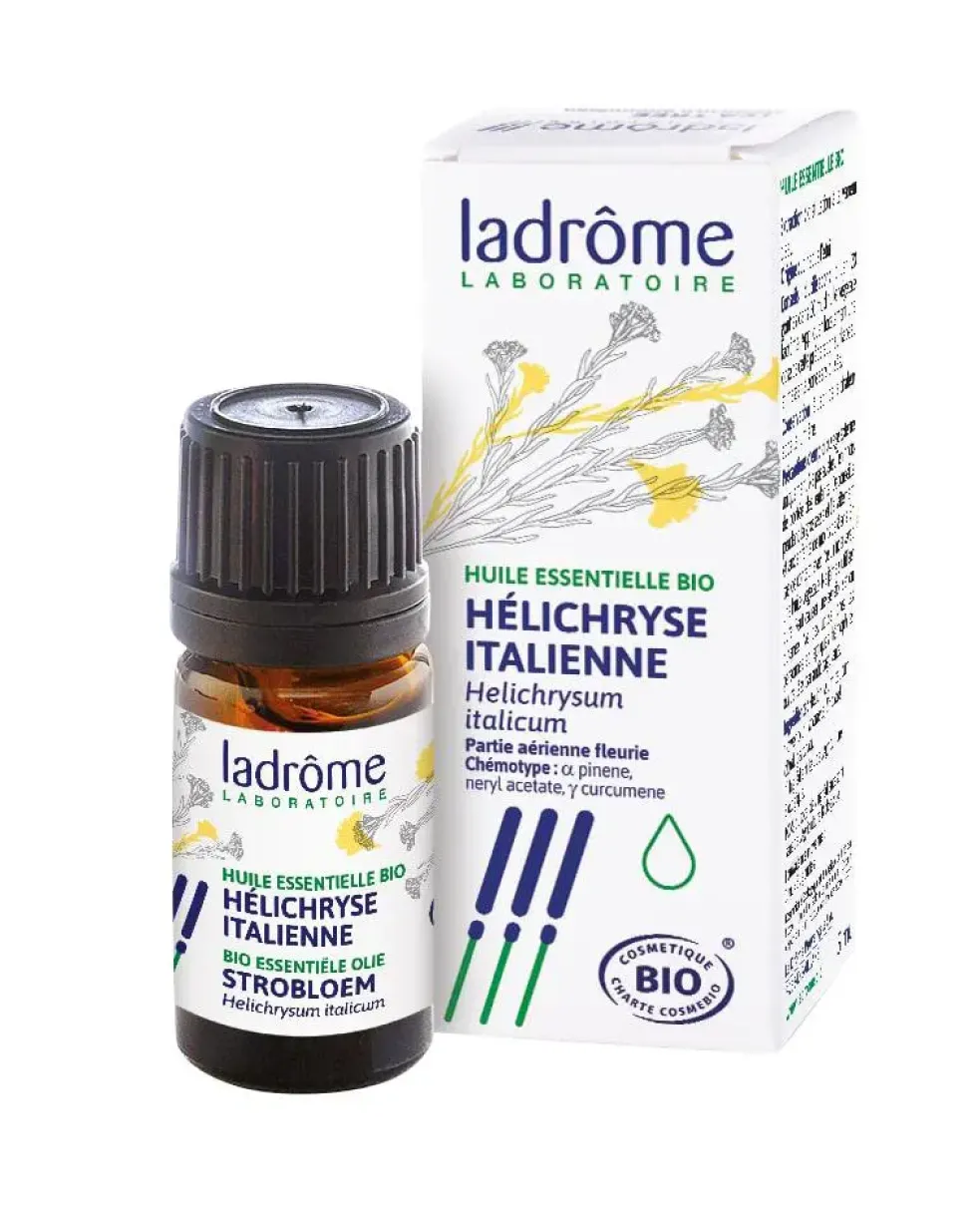 Huile essentielle bio d'Hélichryse italienne Ladrôme - 5 ml