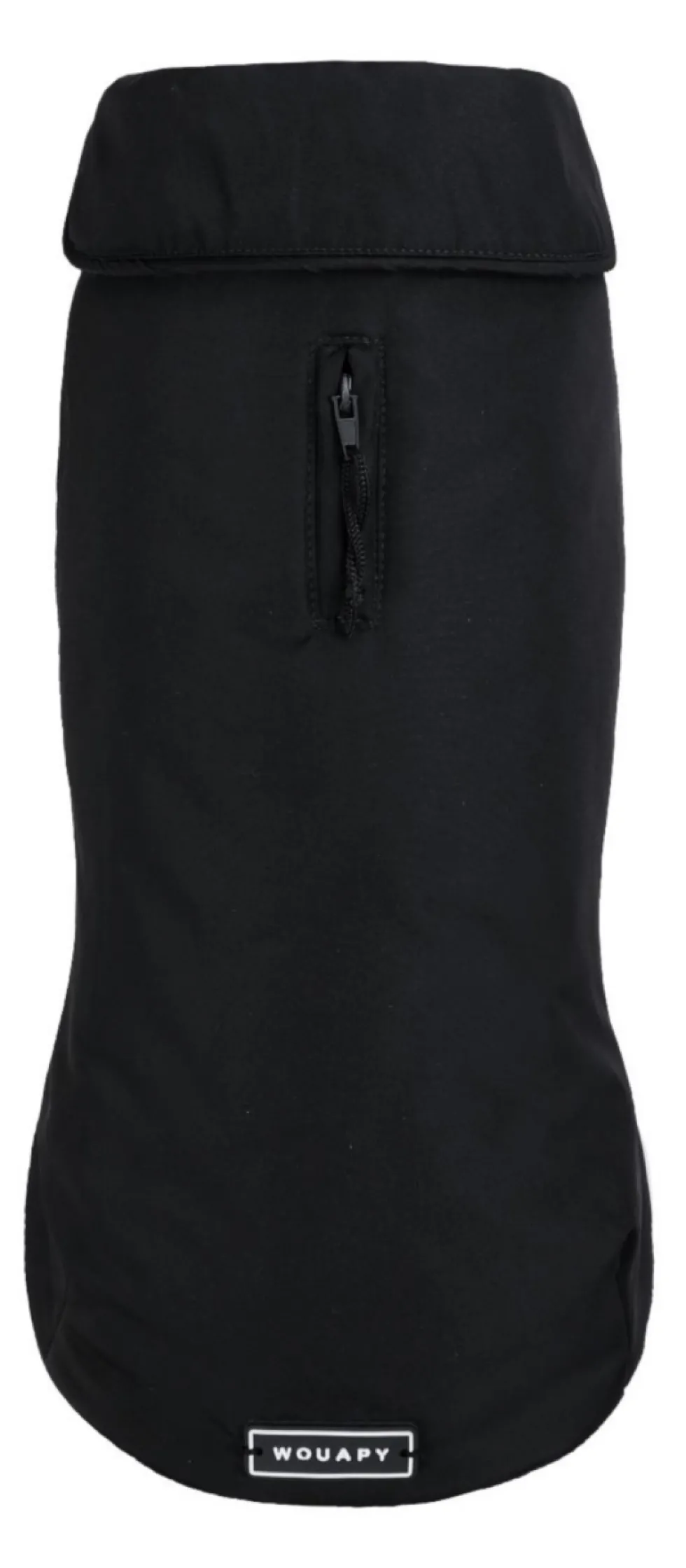 Imperméable pour chien en nylon recyclé coloris noir Wouapy Economic - taille 42