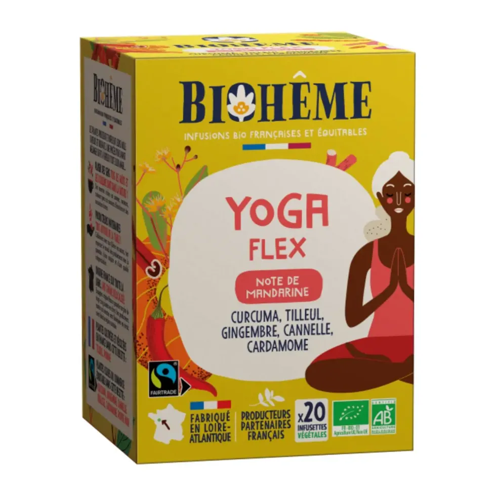 Infusion bio Biohême Yoga Flex - 20 infusettes