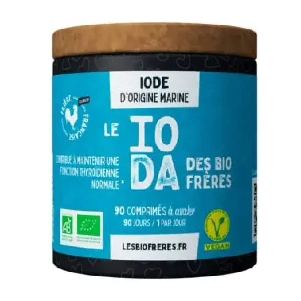 Iode bio d’origine marine Les bio frères le Ioda - 90 comprimés