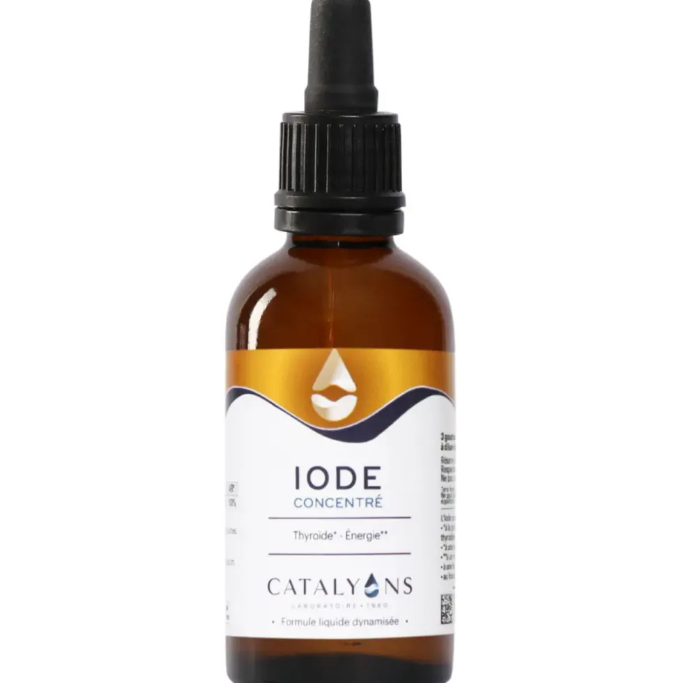 Iode concentré en flacon compte-gouttes Catalyons - 50 ml