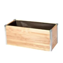 Jardinière en bois Mon Petit Potager gamme Design - 75 x 35 x 36 cm
