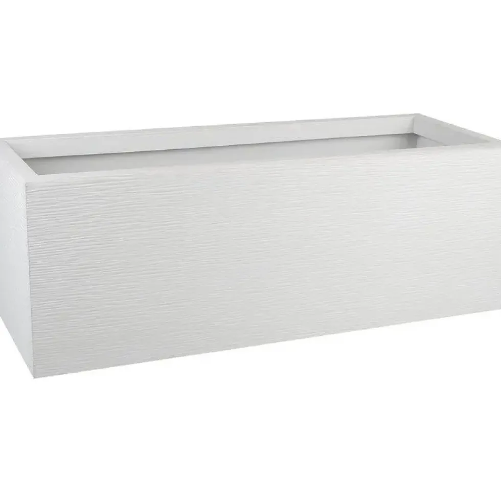 Jardinière Graphit' Up 57 L - 79,5 x 29,5 x 29,5 cm Blanc