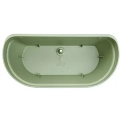 Jardinière murale en plastique recyclé coloris vert pistache Elho Vibia Campana - 14,8 x 16,2 cm