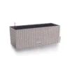 Jardinière à réservoir d’eau Balconera Color kit complet brun sable - 50 x 19 x 19 cm