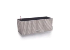 Jardinière à réservoir d’eau Balconera Color kit complet brun sable - 50 x 19 x 19 cm