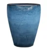 Jarre en grès émaillé bleu Océan Decolines Littoral - Ø 32 x H 36 cm