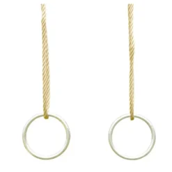 Jeu d’anneaux en métal pour portique Ø 13 cm