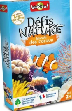 Jeu de cartes Bioviva Défis Nature Monde des coraux