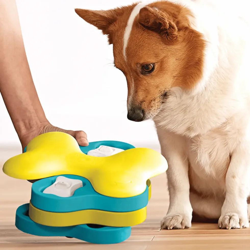Jeu d'intelligence pour chien coloris multicolore Nina Ottoson Tornado niveau 2 - 4,5 x 18,8 x 7 cm