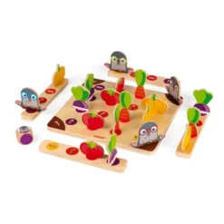 Jeu en bois Gare à la taupe – 3 à 6 ans