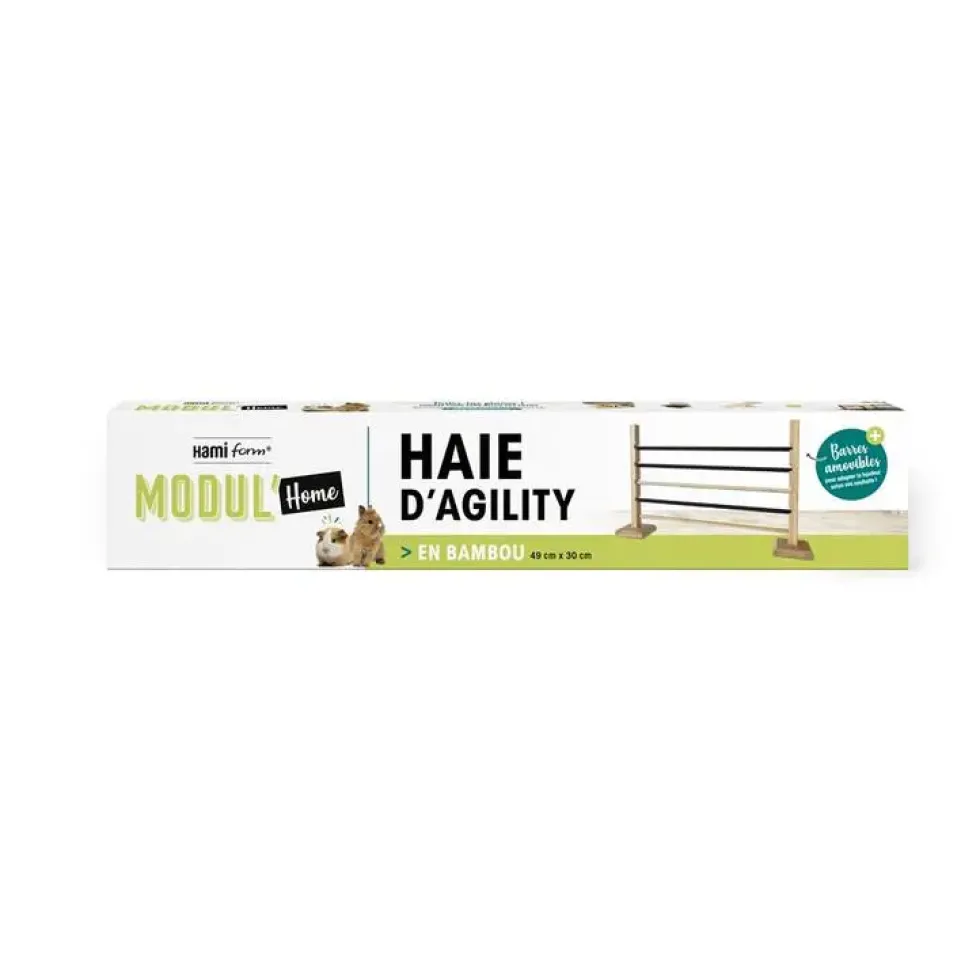 Jeu pour lapin Haie d’agility en bois Hamiform Modul’Home